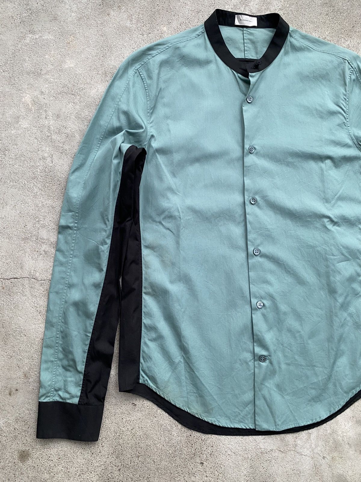 Balenciaga BALENCIAGA PARIS COLORBLOCK BUTTON SHIRT Size US M / EU 48-50 / 2 - 3 Thumbnail