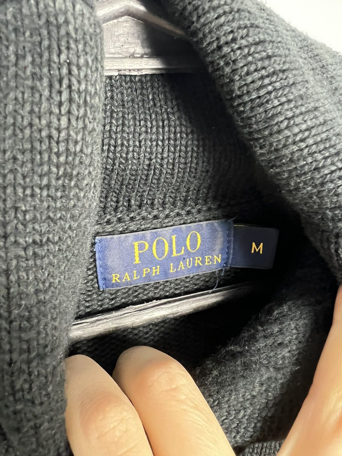 Polo Ralph Lauren × Ralph Lauren Sweater Polo Ralph Lauren 100% Cotton Black Size US M / EU 48-50 / 2 - 3 Thumbnail