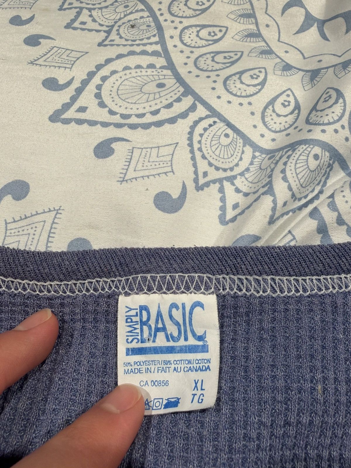 Vintage Vintage Waffle Print medium Size US M / EU 48-50 / 2 - 2 Thumbnail