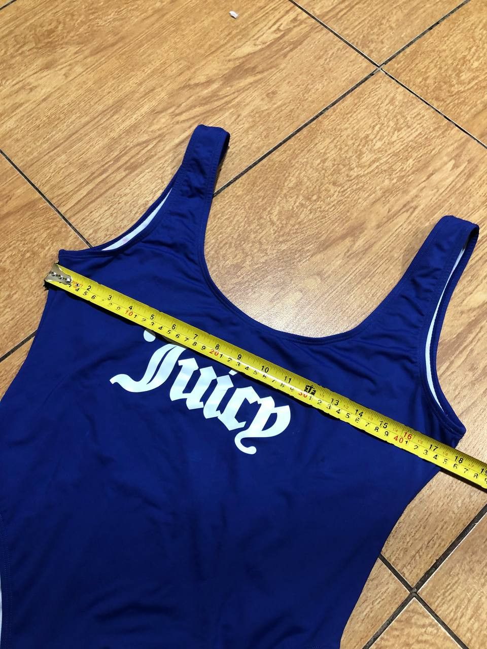 Juicy Couture Juicy Couture Blue Big Y2K Logo Swimsuit Size XL Size ONE SIZE - 9 Thumbnail