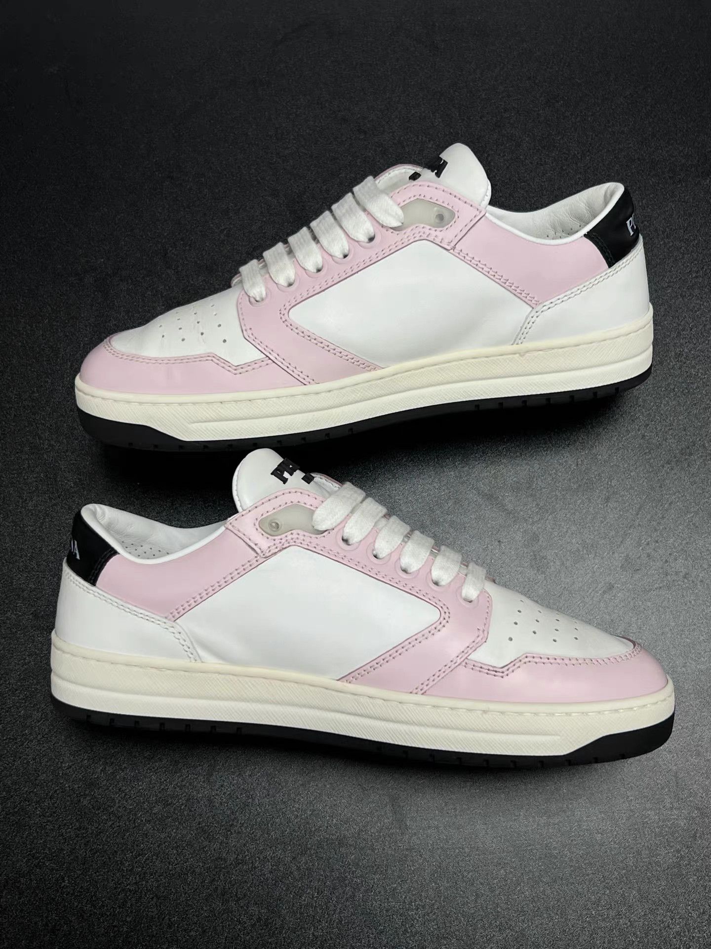 Prada PRADA District White & Pink Sneakers K15 Size US 5.5 / IT 35.5 - 6 Thumbnail