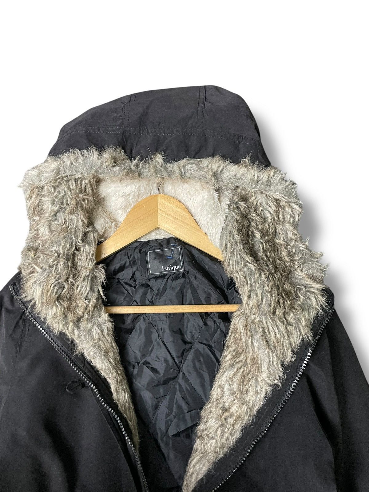 If Six Was Nine × Japanese Brand Lutique Brand Faux Fur Hooded Jacket (57) Size US M / EU 48-50 / 2 - 6 Thumbnail
