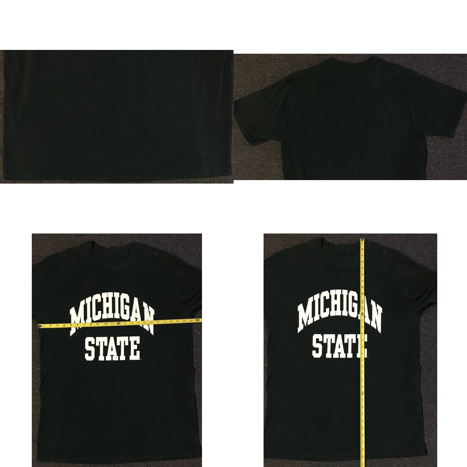 Vintage VINTAGE Michigan State University Shirt XL Green 90s 80s Faded Spellout Single Stitch Mens USA College Grunge Track & Field Sports Spartans Size US XL / EU 56 / 4 - 8 Thumbnail