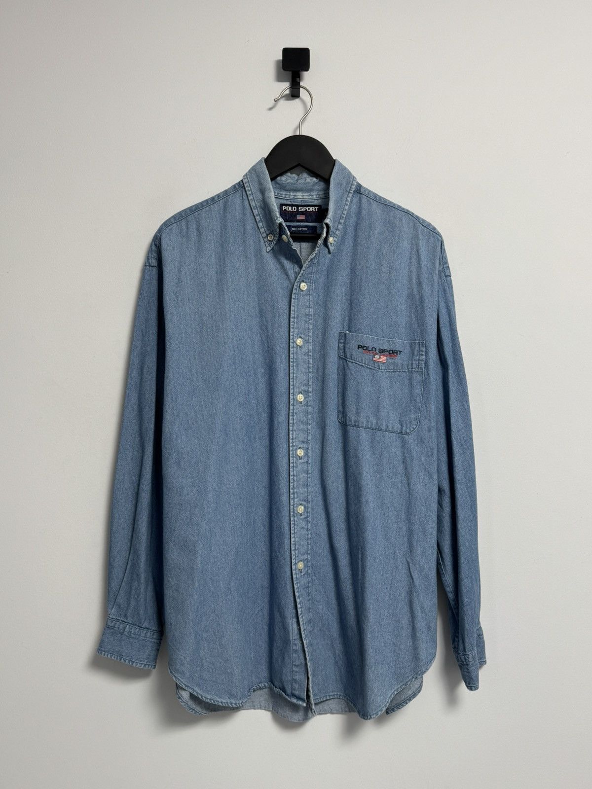 Polo Ralph Lauren Polo Ralph Lauren Sport Button Up Shirt Size US L / EU 52-54 / 3 - 1 Thumbnail