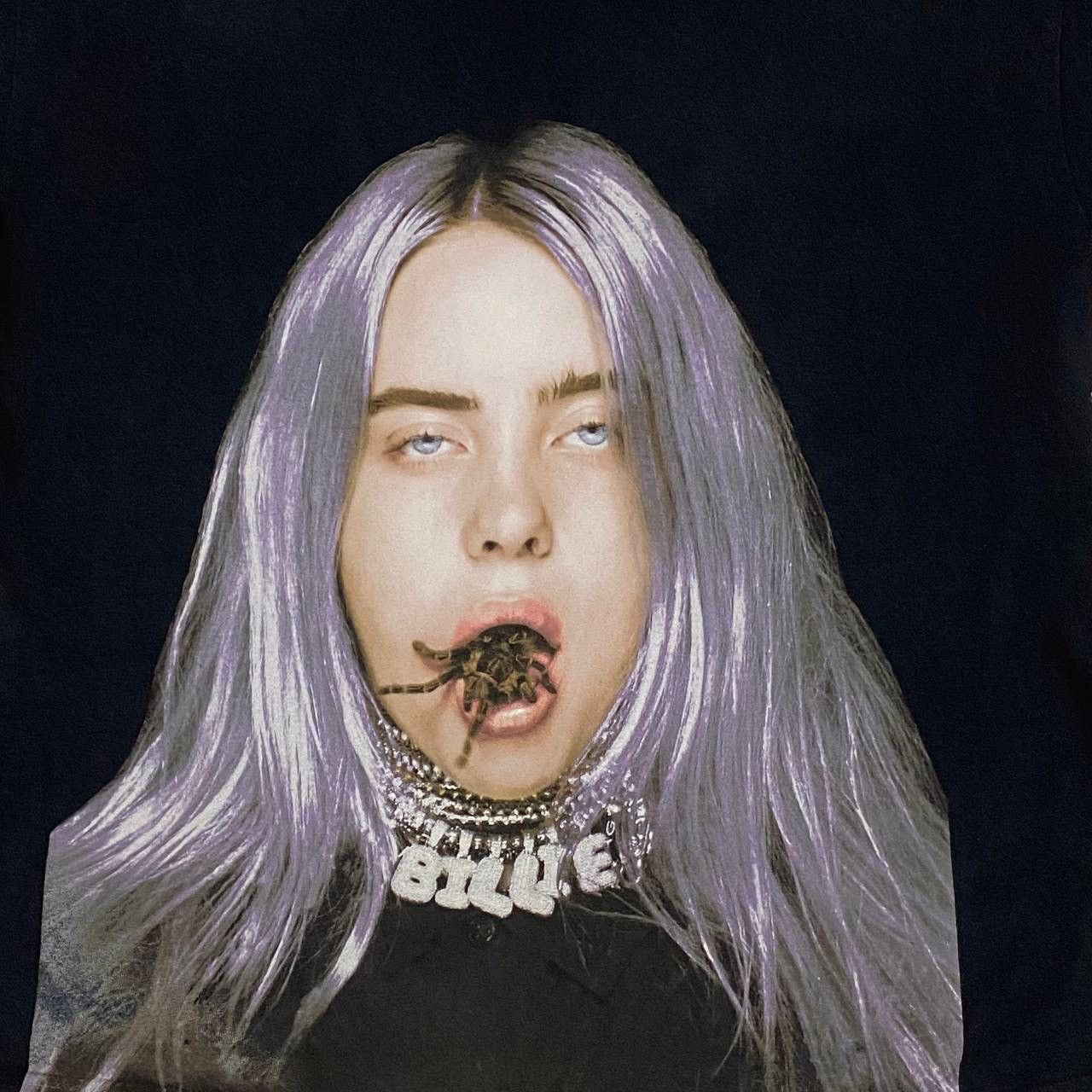 Band Tees Billie eilish spider band solo singer raptee Size US XL / EU 56 / 4 - 2 Thumbnail