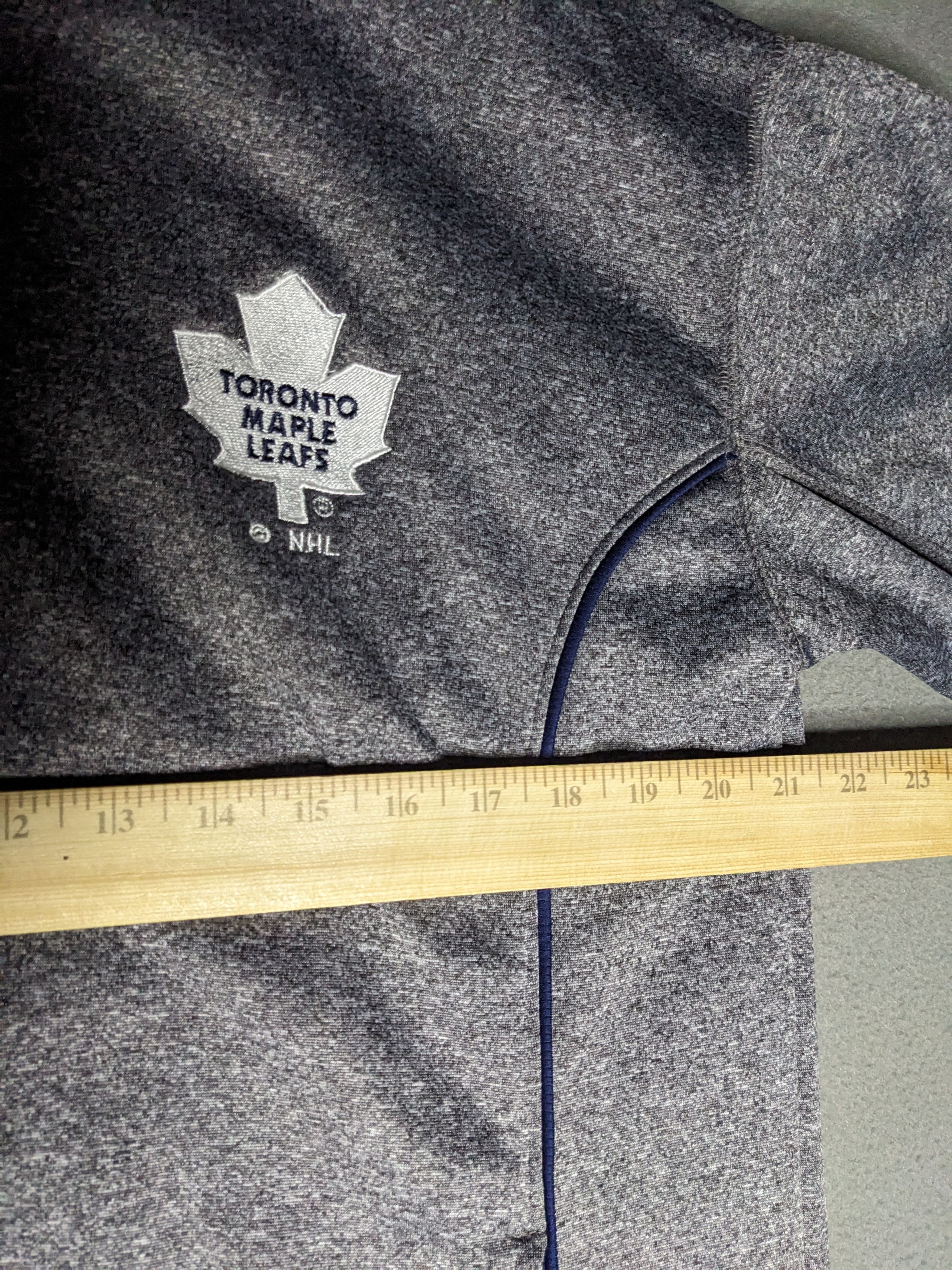 NHL VTG Toronto Maple Leafs Quarter Zip Sweater Medium Y2K NHL Size US M / EU 48-50 / 2 - 6 Thumbnail