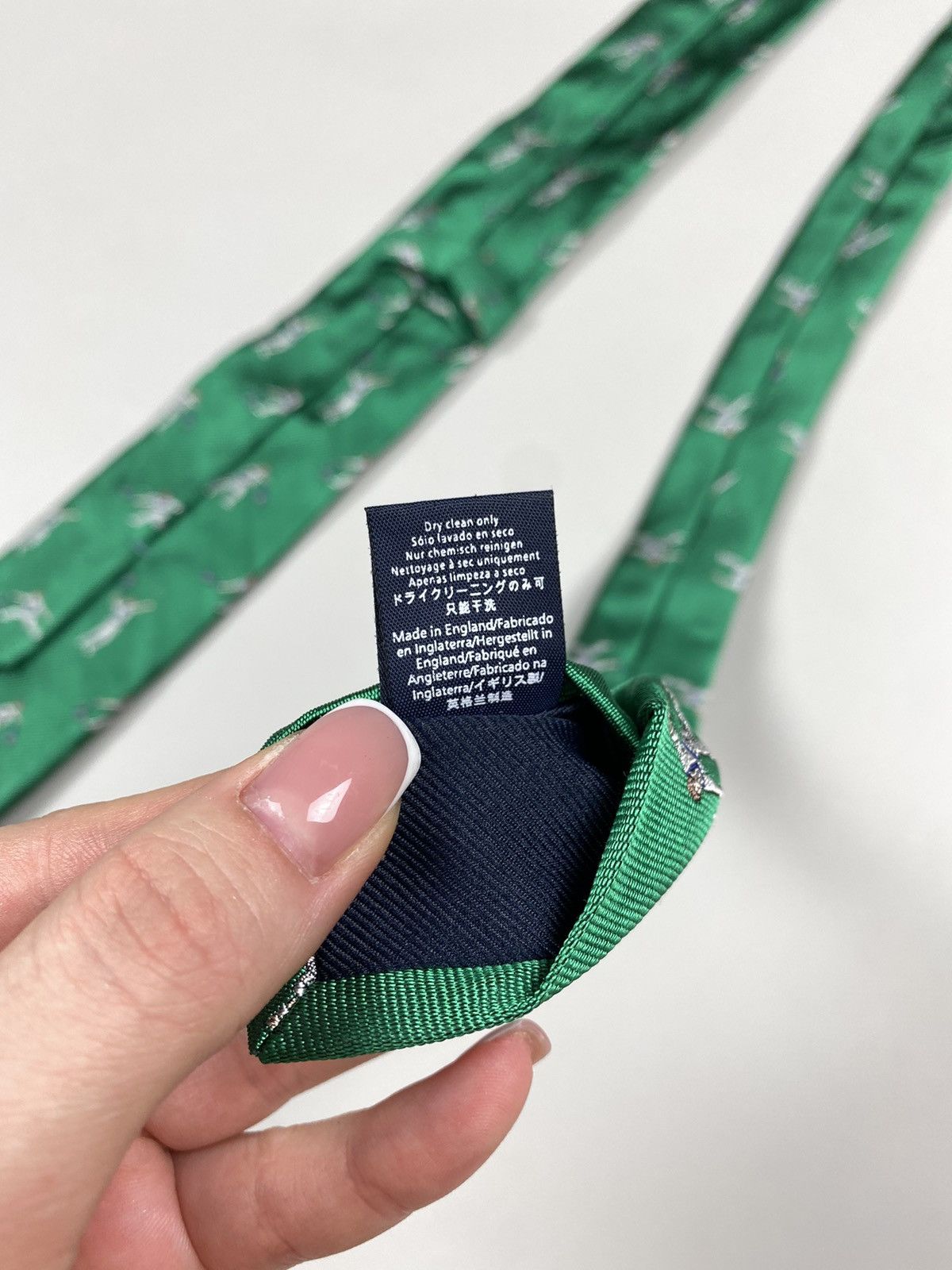 Hackett Hackett London Tennis Pattern silk tie Size ONE SIZE - 10 Thumbnail
