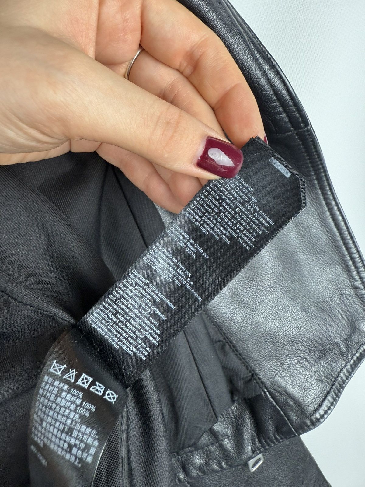 Allsaints Allsaints Catch Biker Ladies Leather Full Zip Jacket Size M / US 6-8 / IT 42-44 - 22 Thumbnail