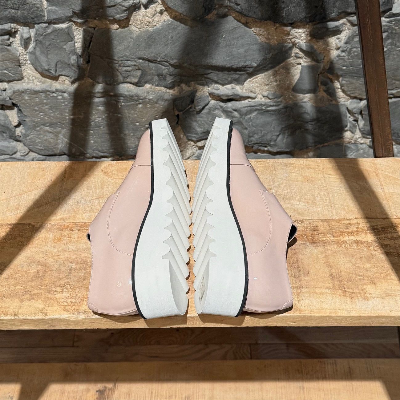 Stella McCartney Stella McCartney Pink Patent Faux Leather Monk Platform Size US 5.5 / IT 35.5 - 11 Thumbnail