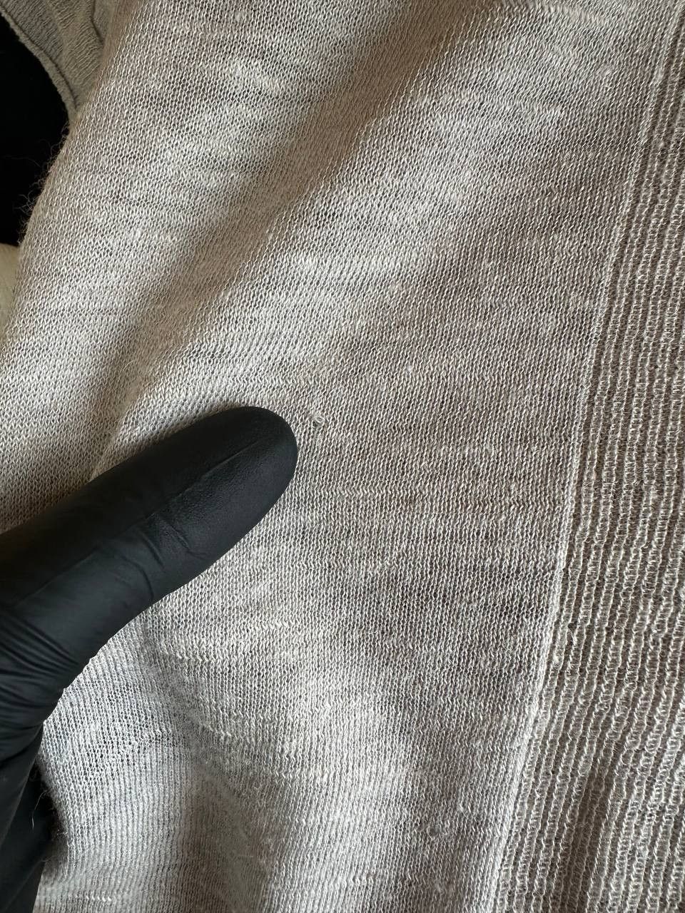 Reiss REISS Jenna Mixed Media Alpaca/Linen Top 1/4 Zip Polo Shirt Size M / US 6-8 / IT 42-44 - 10 Thumbnail