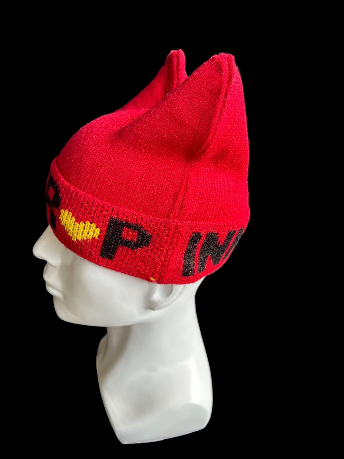 Japanese Brand × Kapital × Vintage DEVIL HORN Japanese Style Beanie Hats Rare 🎌☠️☠️ Size ONE SIZE - 4 Thumbnail