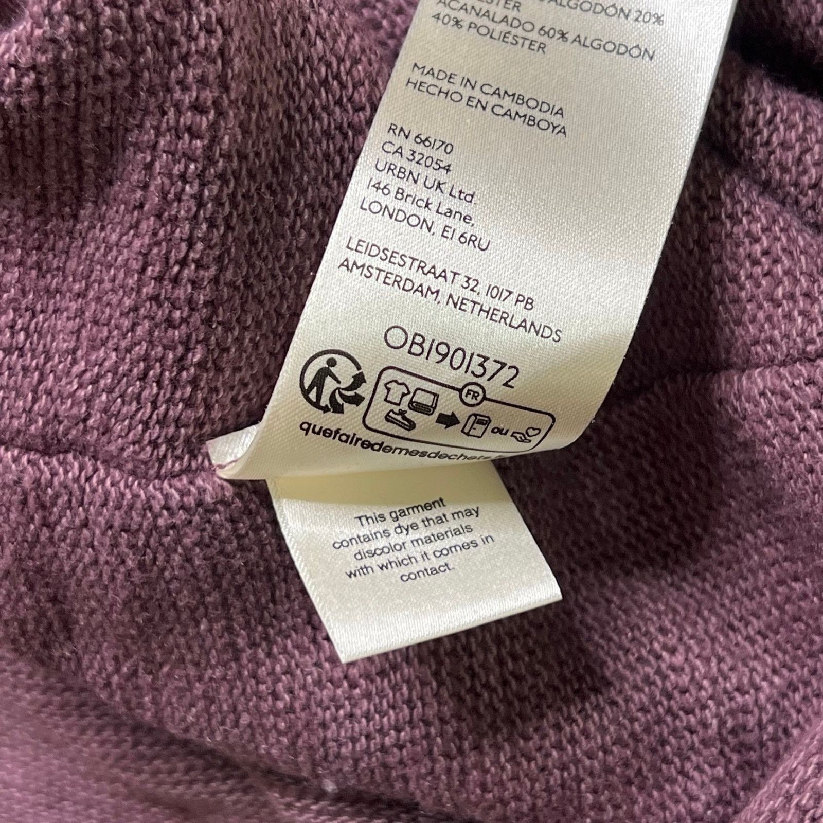 Vintage Free People We The Free Cowl Neck Purple Mauve Oversized M Size M / US 6-8 / IT 42-44 - 8 Thumbnail