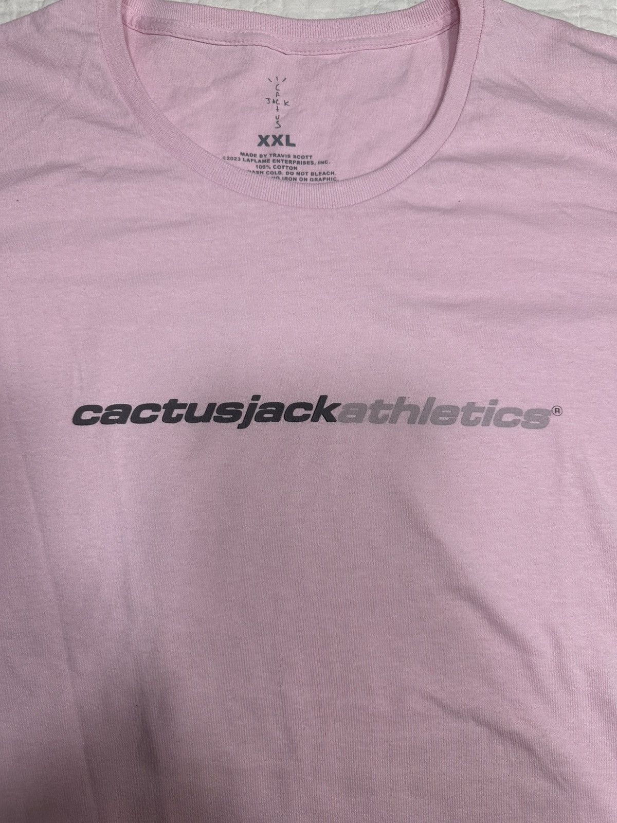 Travis Scott Travis Scott Cactus Jack Athletics Sample Tee- Womens 2x New Size XXL / US 16-18 / IT 52-54 - 2 Thumbnail