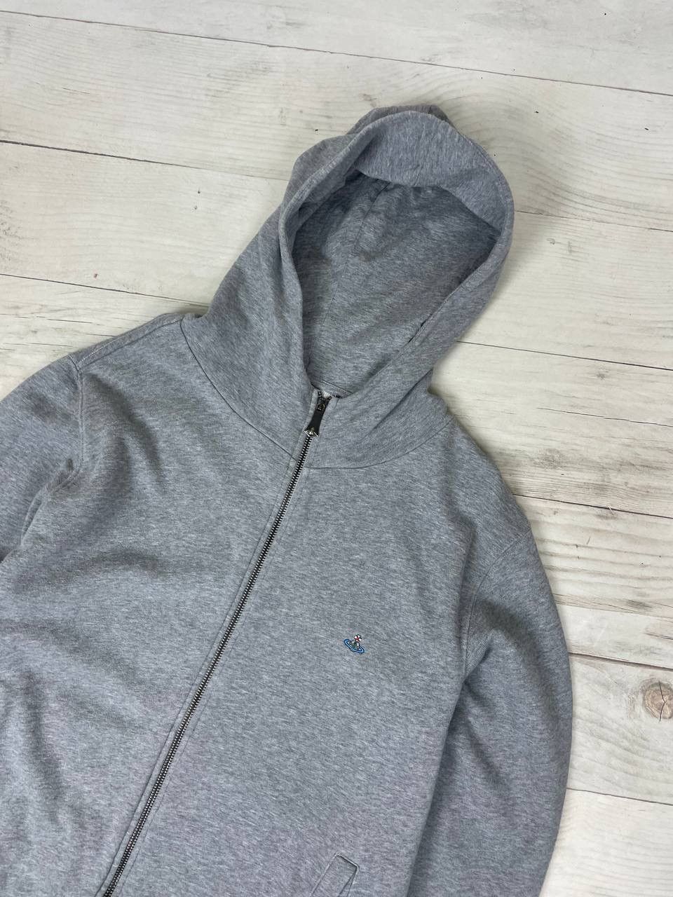 Vivienne Westwood Vivienne Westwood Zip Up Hoodie Logo Orb Size US L / EU 52-54 / 3 - 2 Thumbnail