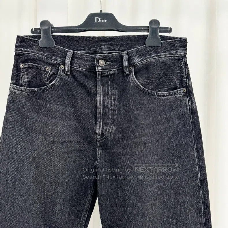 Acne Studios Acne Studios 2021M Series Black Washed Denim Long Pants Size US 31 - 3 Thumbnail