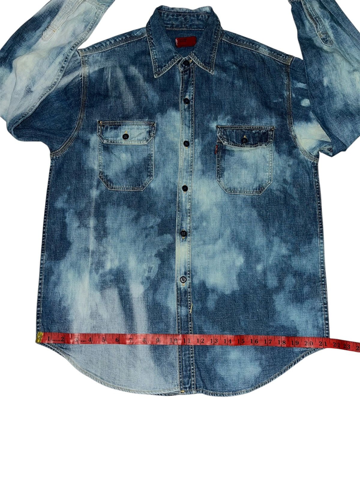 Levi's VINTAGE LEVIS BLEACHED BUTTON DOWN x DENIM SHIRT Size US M / EU 48-50 / 2 - 5 Thumbnail