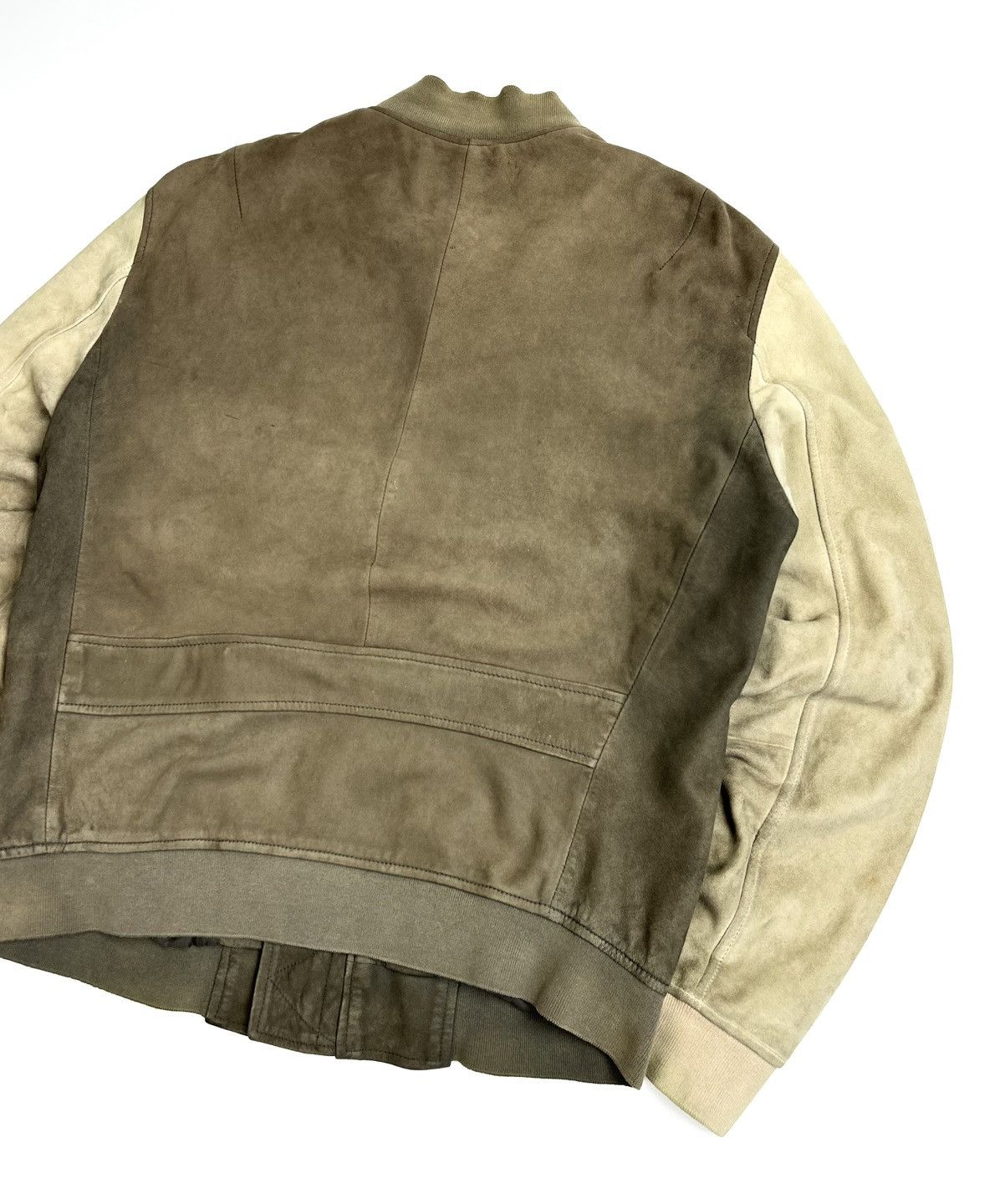 Allsaints Vintage AllSaints Leather Bomber Jacket Double Colour y2k Size US M / EU 48-50 / 2 - 8 Thumbnail