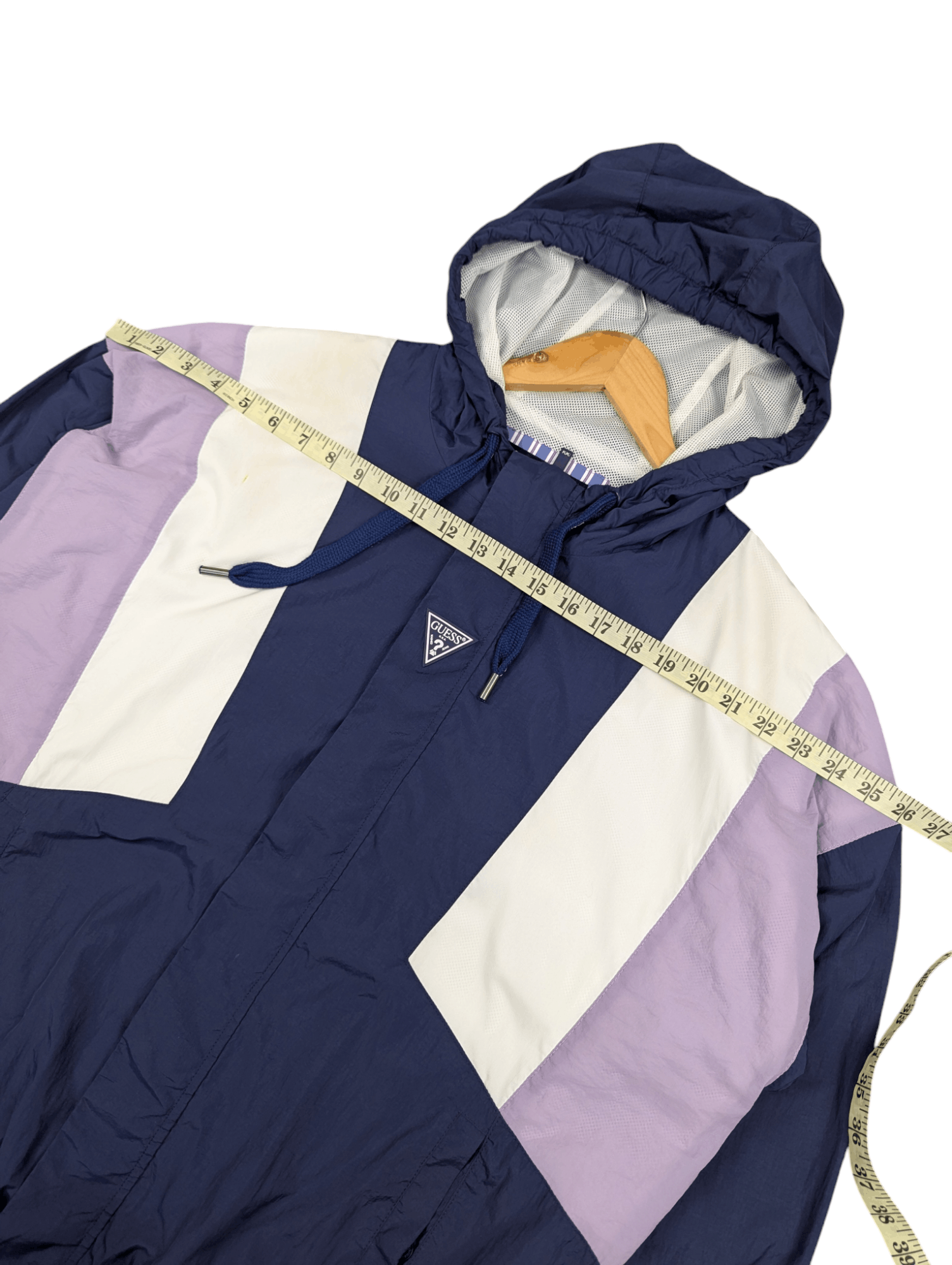 Guess Guess Los Angeles Centre Logo Hooded Light Jacket Size US L / EU 52-54 / 3 - 18 Thumbnail
