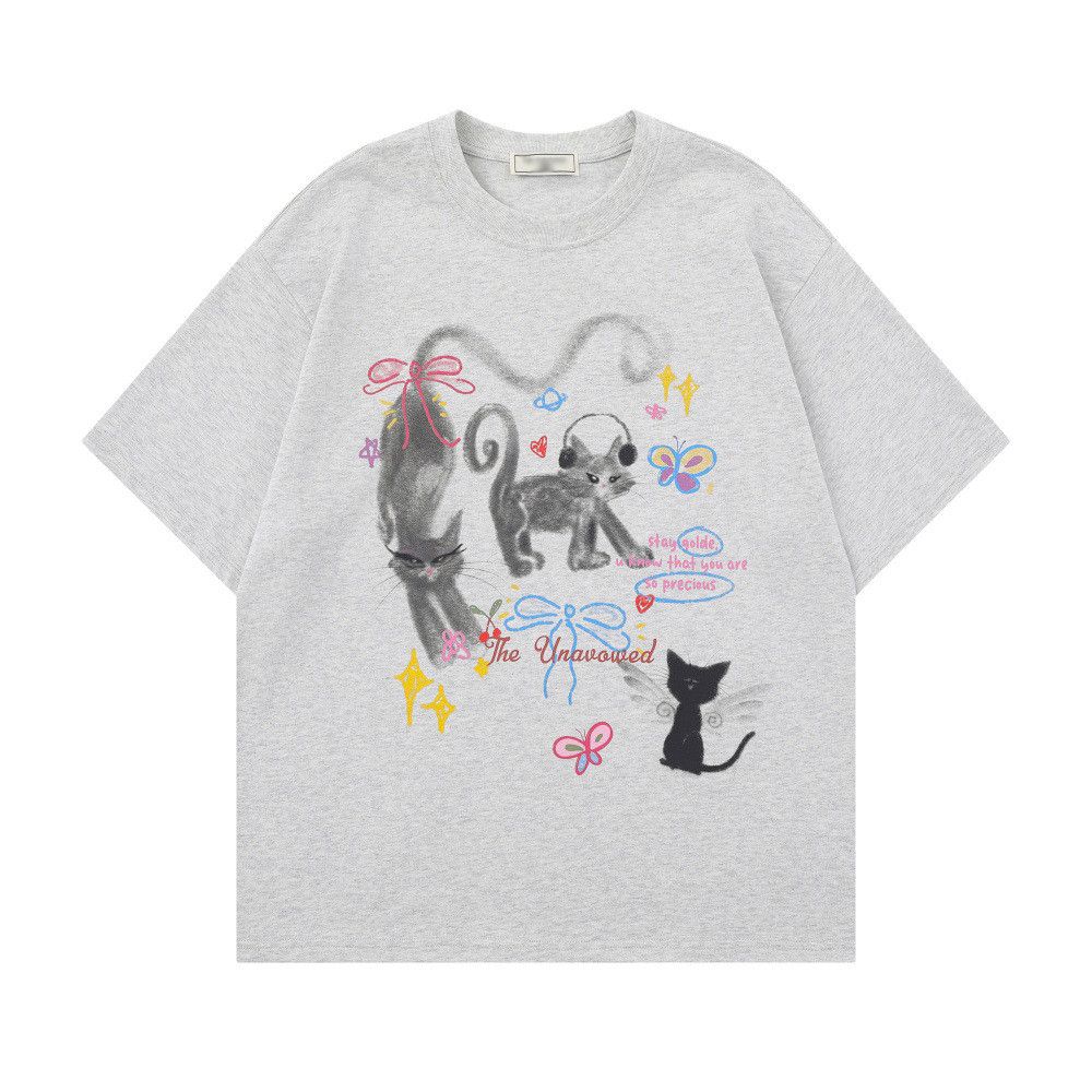Japanese Brand Fun graffiti cartoon short-sleeved t-shirt Size US M / EU 48-50 / 2 - 1 Thumbnail
