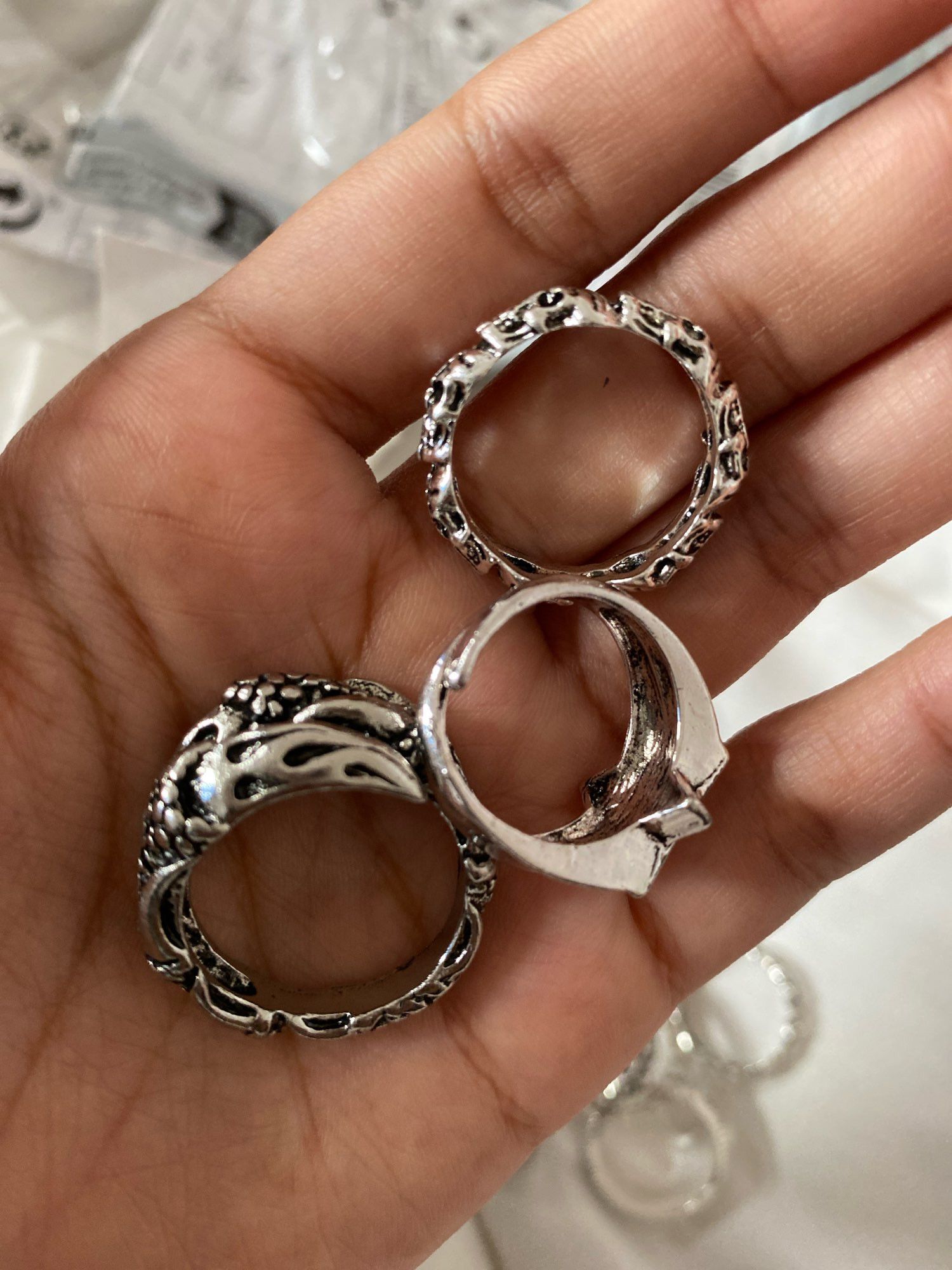 Other Vintage Finger Ring Accessories 3 pieces Size ONE SIZE - 5 Thumbnail