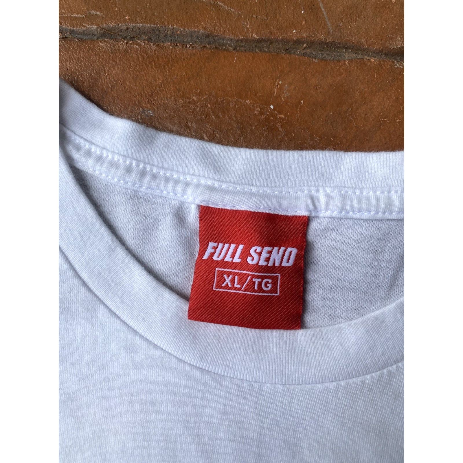 Vintage Full Send Happy Dad Hard Seltzer Boxing T-Shirt XL White Nelkboys Shirt Mens Graphic Print Size US XL / EU 56 / 4 - 2 Thumbnail