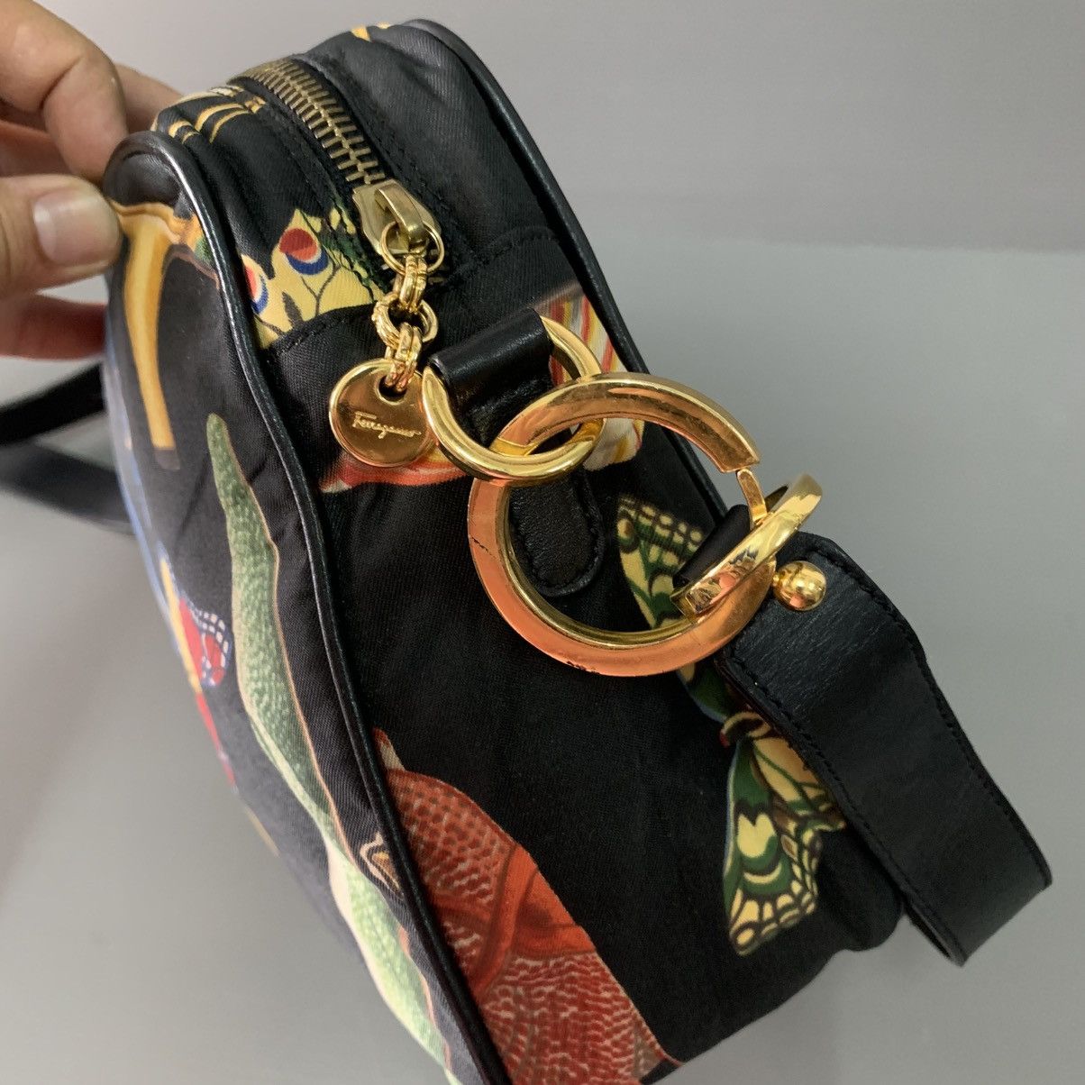 Salvatore Ferragamo Salvatore Ferragamo Flora Shoulder Bag Size ONE SIZE - 10 Thumbnail