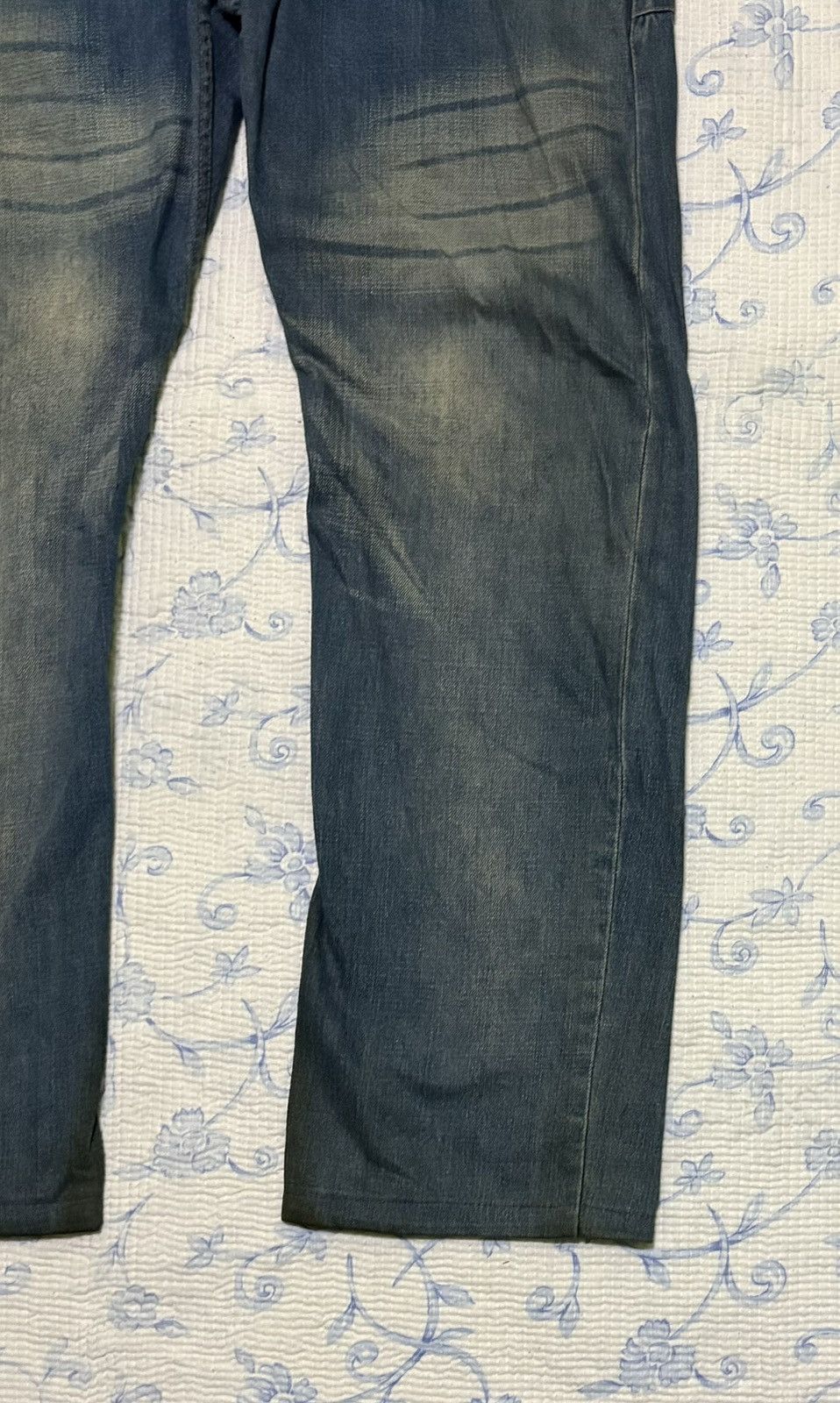 Japanese Brand Japanese International World Streetwear Double Waist Denim Size US 35 - 8 Thumbnail