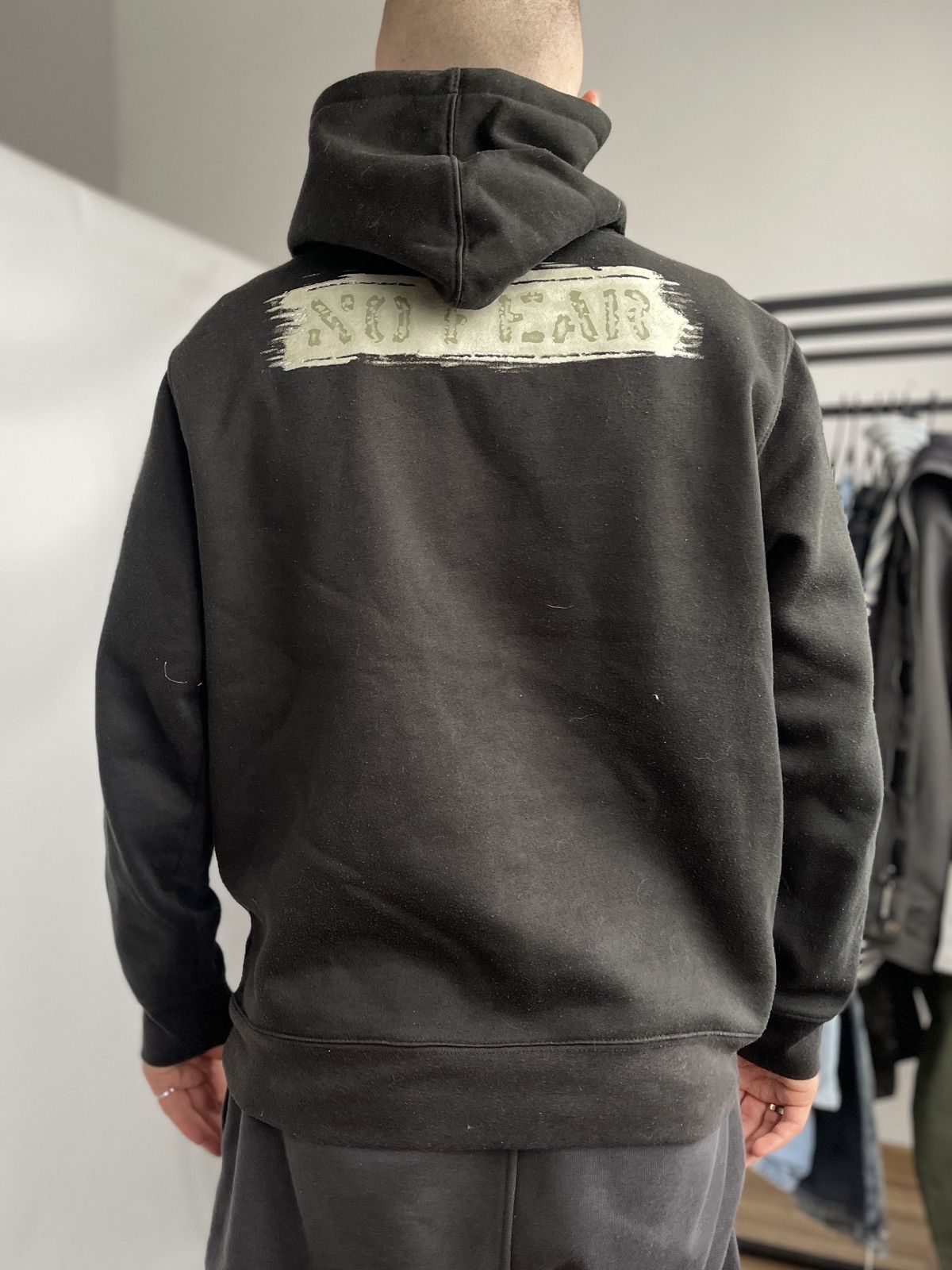 Japanese Brand × No Fear Vintage No Fear 2000's Y2K Black Hoodie Size US XL / EU 56 / 4 - 2 Thumbnail