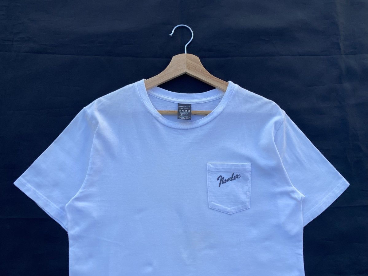 Number (N)ine Rare Number Nine Takahiromiyashita Small Logo Pocket Tee Size US M / EU 48-50 / 2 - 2 Thumbnail