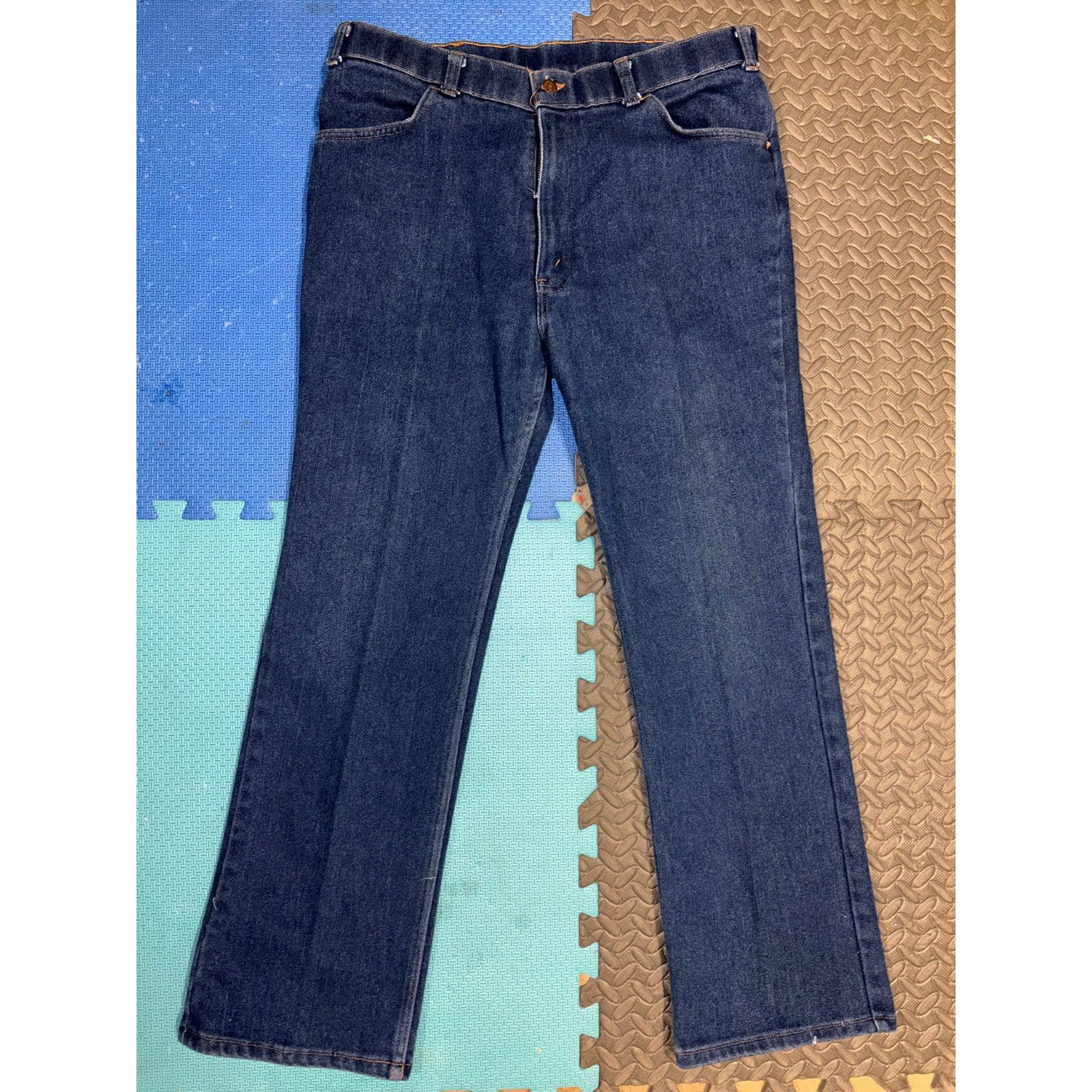 Levi's Vintage 80s Levi’s jeans orange tab blue action jeans 36 Size US 36 / EU 52 - 1 Thumbnail