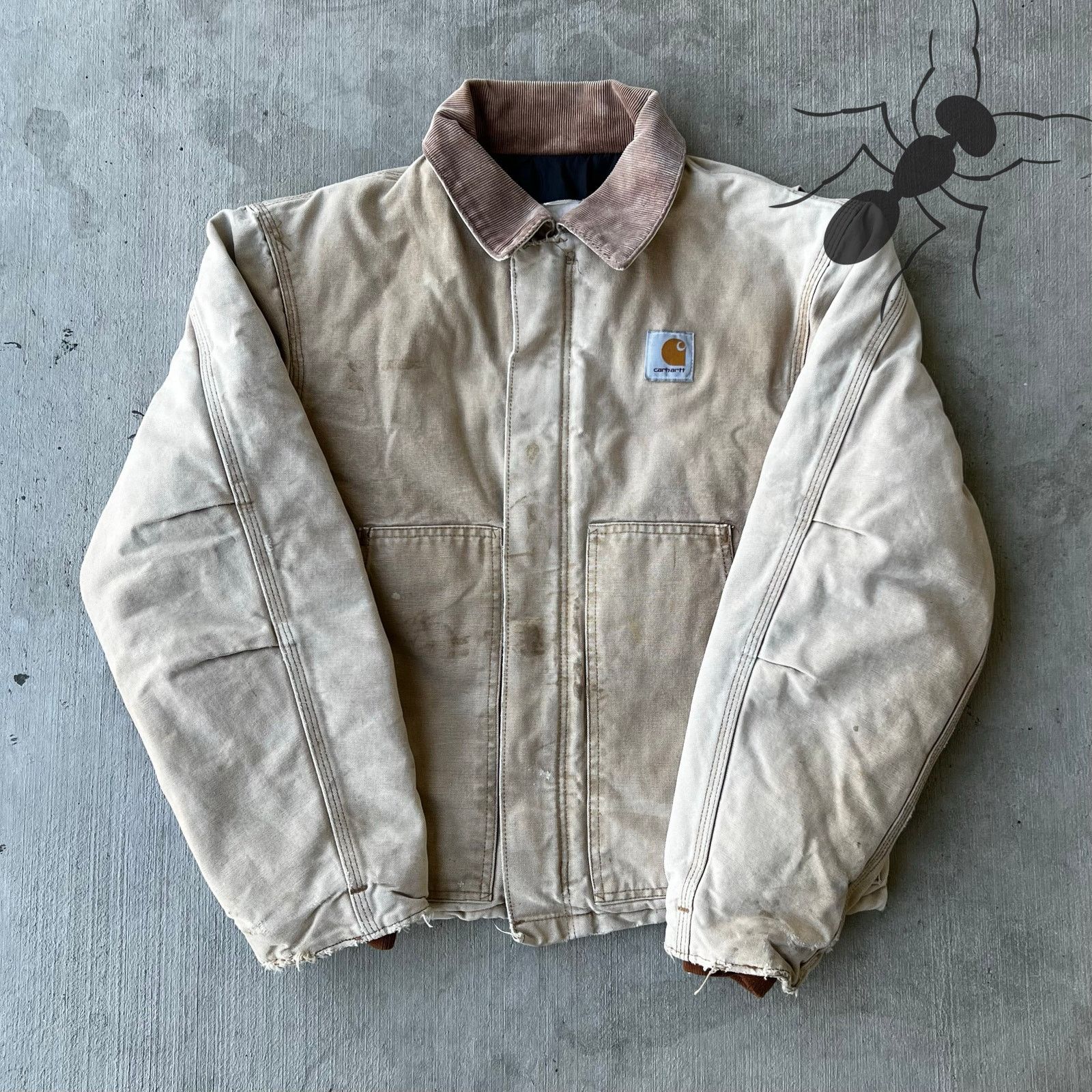 Carhartt × Vintage Carhartt J02 BRN faded brown Arctic work wear 