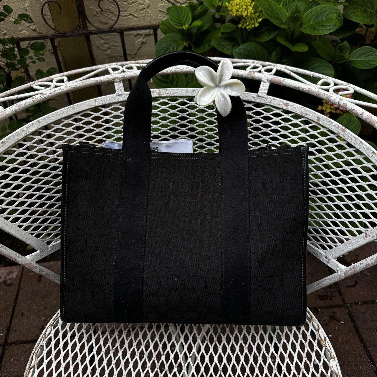 Coach Coach Smith Tote Black with Black Monograming Size ONE SIZE - 2 Thumbnail