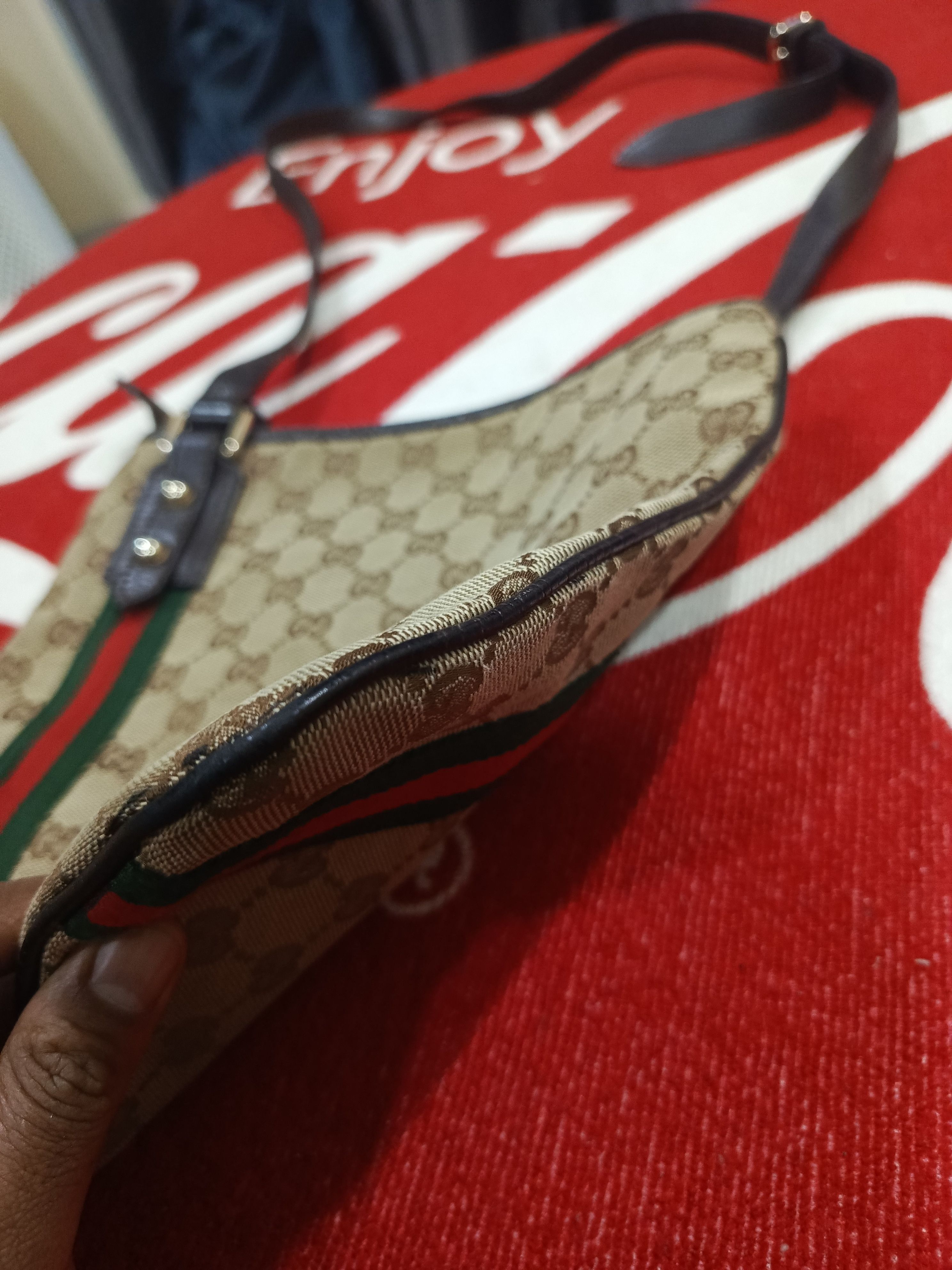 Gucci Gucci Brown GG Canvas Jolicoeur Crossbody Bag Size ONE SIZE - 14 Thumbnail