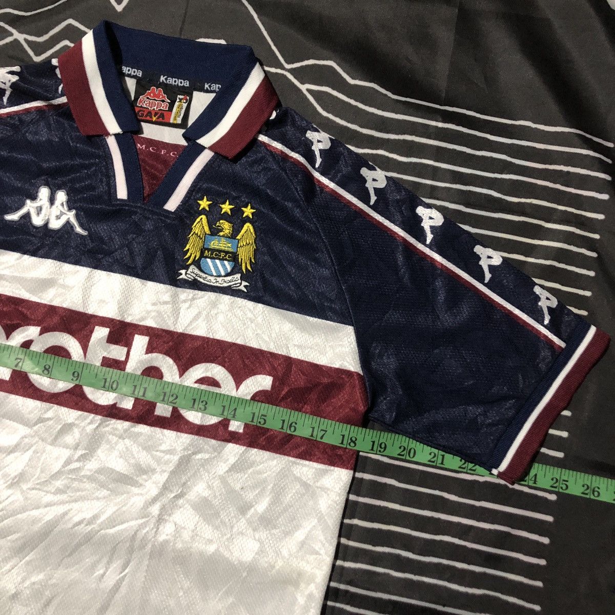 Other Vintage Kappa Manchester City Football Jersey 1997-98 Away Size US S / EU 44-46 / 1 - 8 Thumbnail