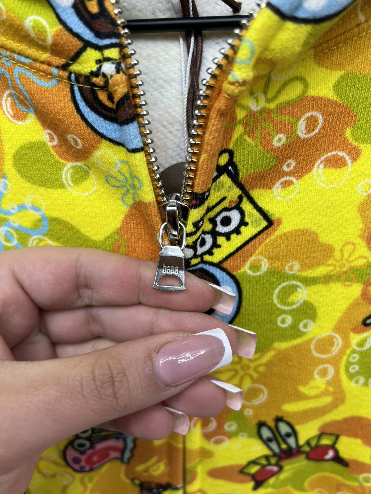 Bape Bape spongbob shark fullzip hoodie Size US S / EU 44-46 / 1 - 6 Thumbnail