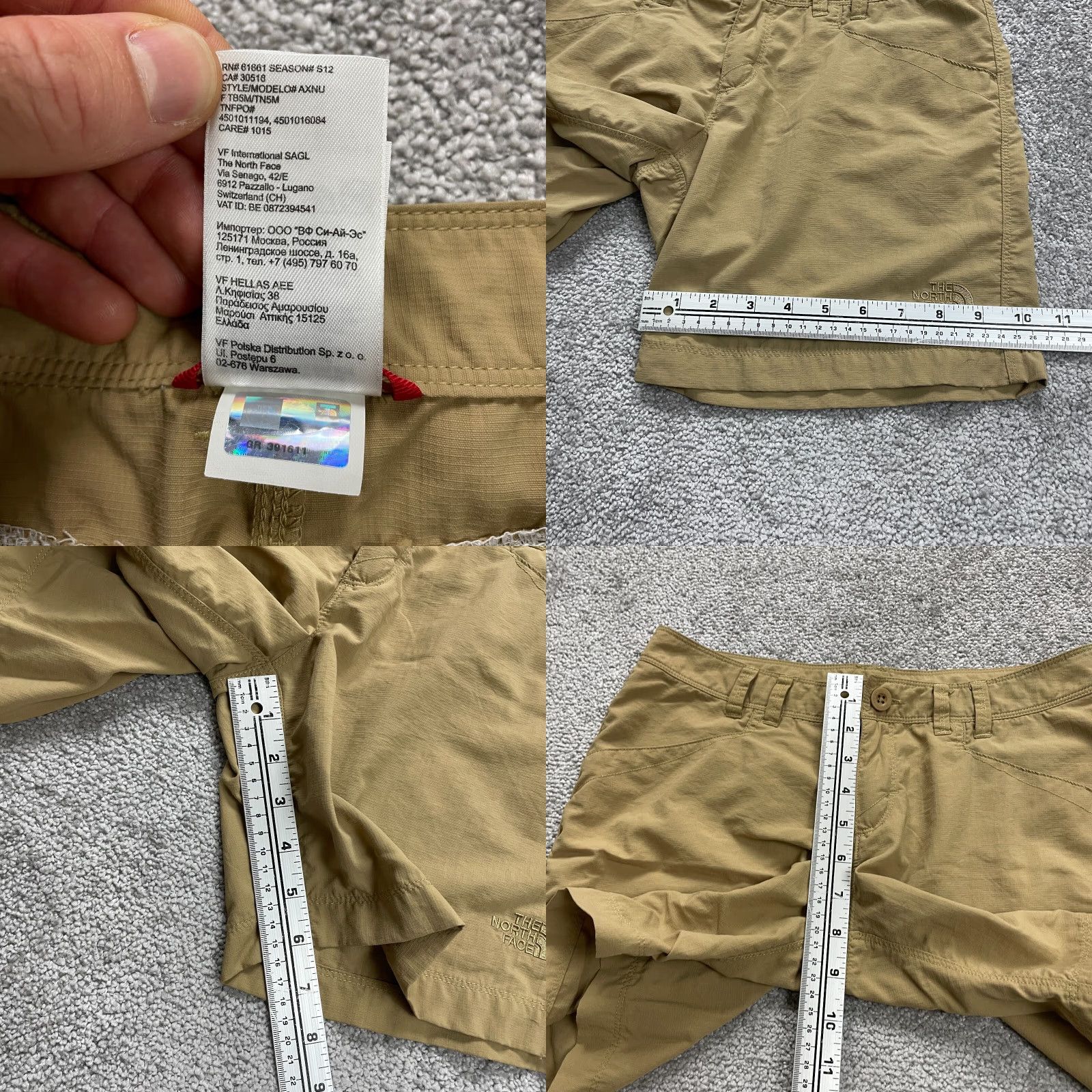 The North Face The North Face Bermuda Shorts Womens 4 Brown Nylon Mid Rise Casual Outdoor 30x6 Size 27" / US 4 / IT 40 - 8 Thumbnail
