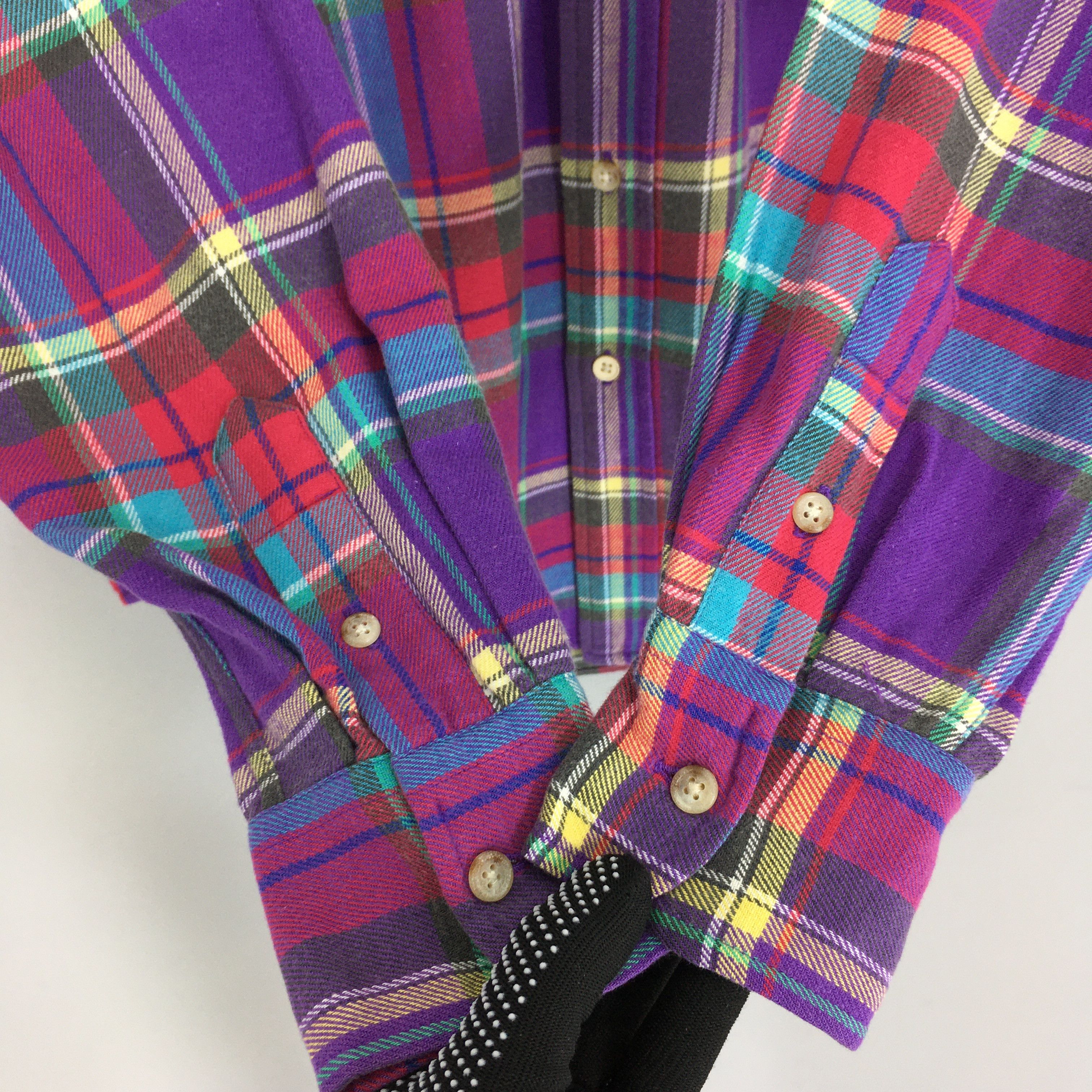RRL Ralph Lauren × Ralph Lauren Vintage 90s Ralph Lauren Plaid Checkered Shirt Medium Size US M / EU 48-50 / 2 - 4 Thumbnail