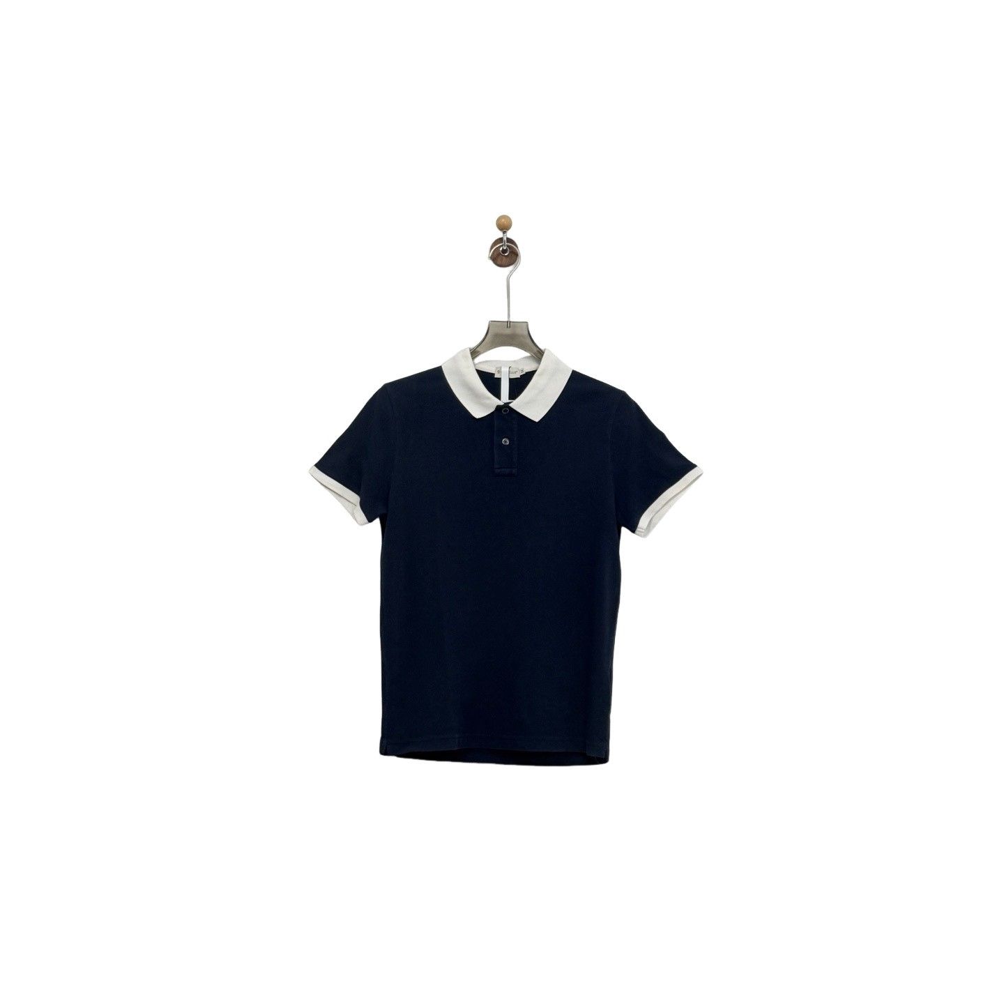 Moncler Moncler Contrast Trim Logo Polo Shirt Size M Size US M / EU 48-50 / 2 - 1 Thumbnail