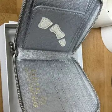 Kapital Kapital Thumbs Up Bone Hand Zip Wallet Silver Size ONE SIZE - 3 Thumbnail