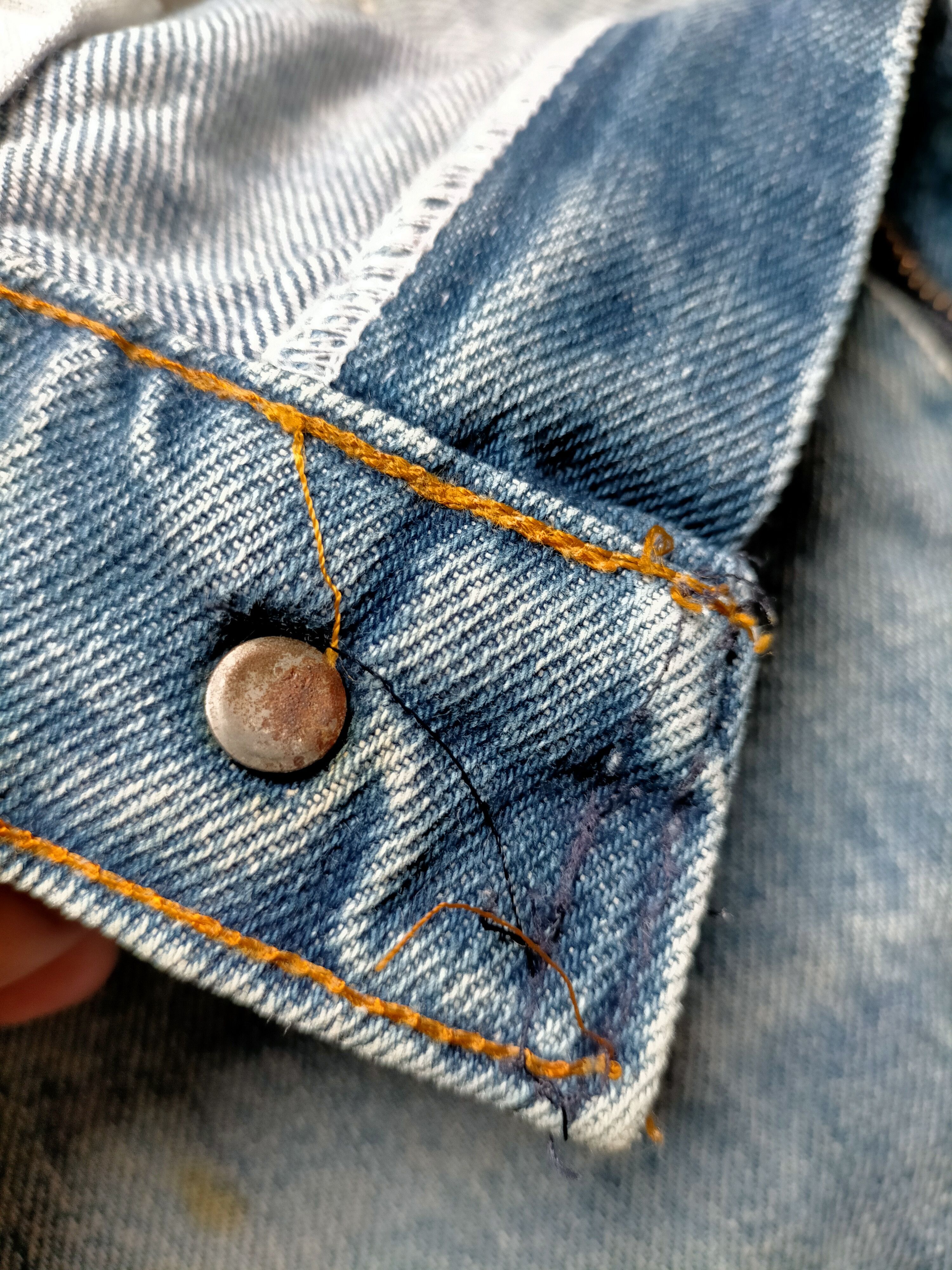 Levi's Vintage 80s Levis 505 distress denim Jeans Size US 31 - 12 Thumbnail