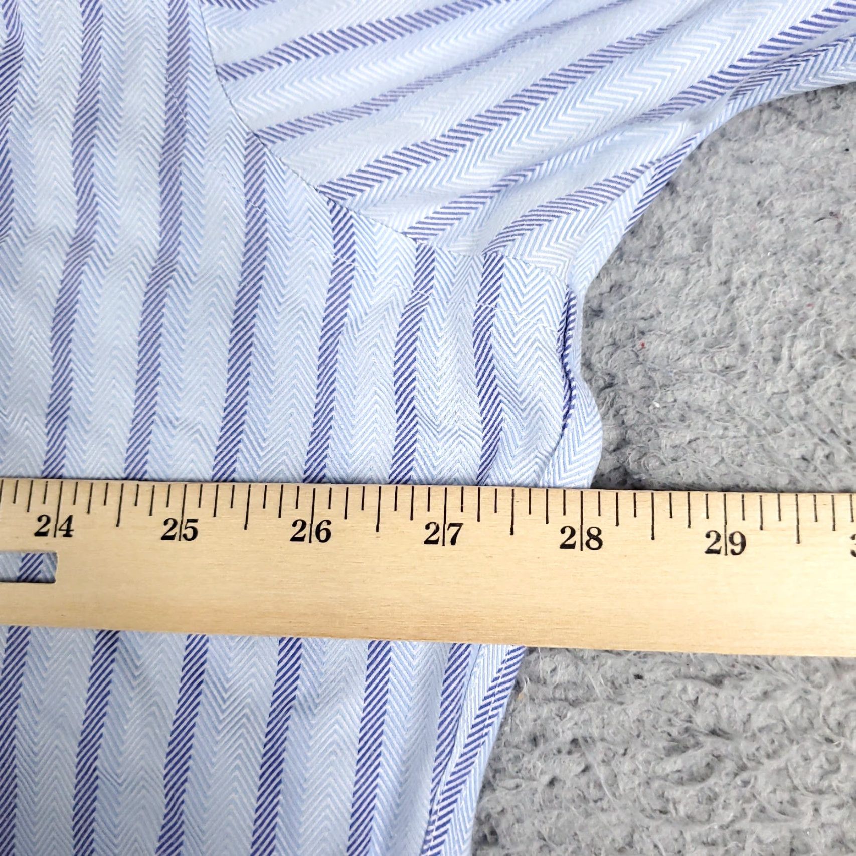 Tommy Hilfiger Tommy Hilfiger Casual Button-Up Shirt Mens 2XL Blue Striped Long Sleeve Preppy Size US XXL / EU 58 / 5 - 5 Thumbnail