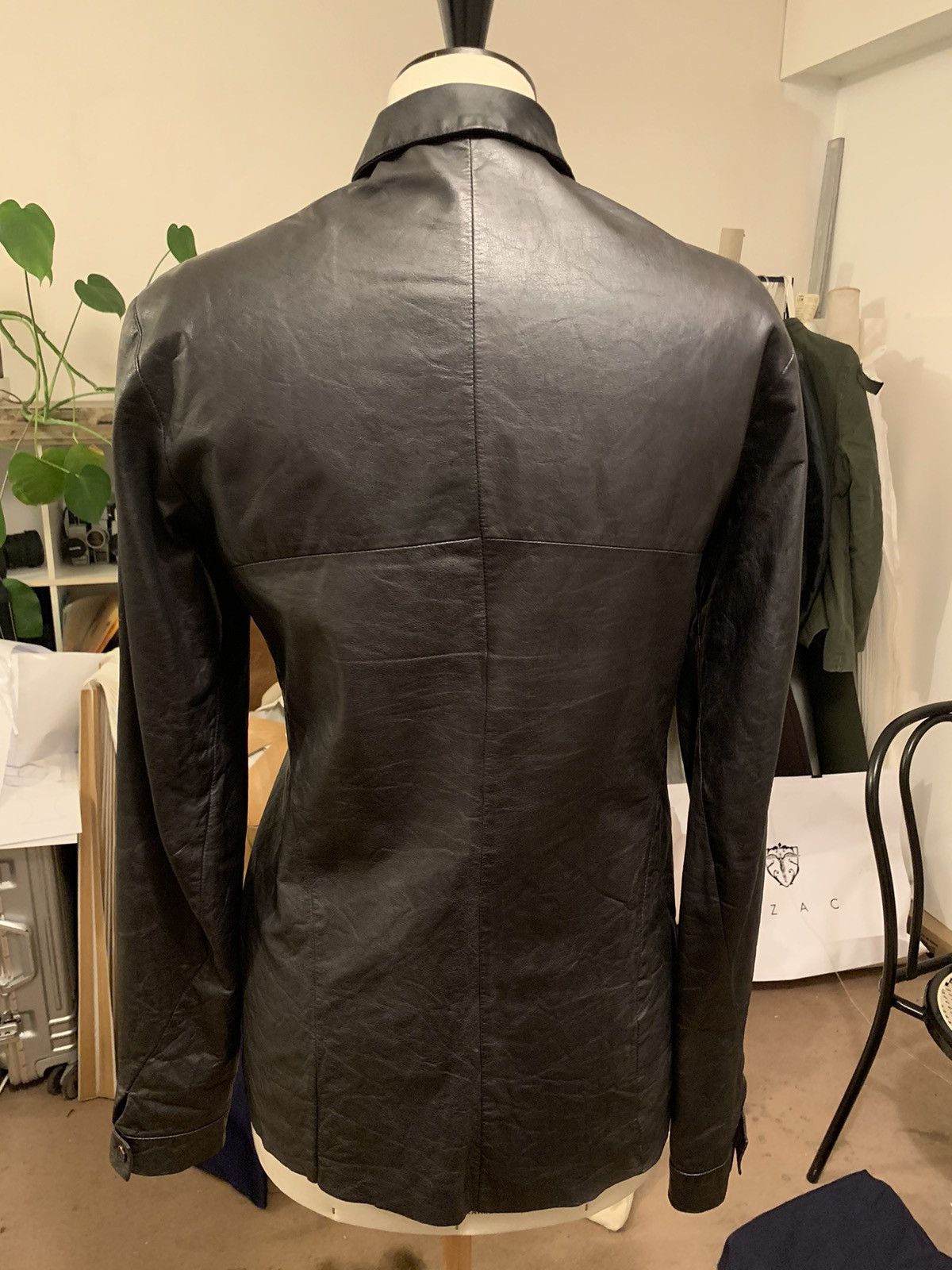 Ma+ Ma+ Leather Shirt EU42 Size US XS / EU 42 / 0 - 2 Thumbnail