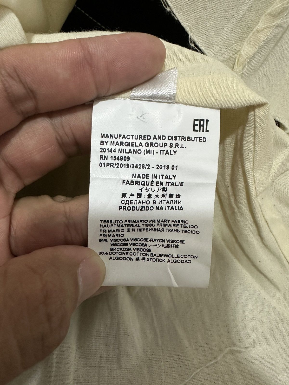 Maison Margiela Maison margiela Contrast Stitch Jacket Embroidered Poem Size S / US 4 / IT 40 - 10 Thumbnail