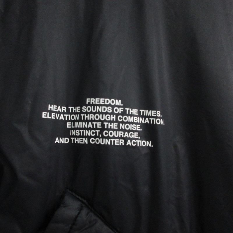 GU × Undercover UNDERCOVER × GU Padded Long Coat – Back Print – Black – XL Size US XL / EU 56 / 4 - 7 Thumbnail