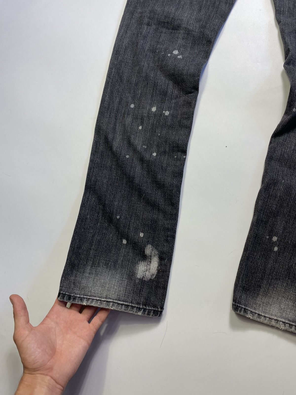 Hysteric Glamour × True Religion TRUE RELIGION RICKY RELAXED STRAIGHT DISTRESSED DENIM JEANS Size US 32 / EU 48 - 8 Thumbnail