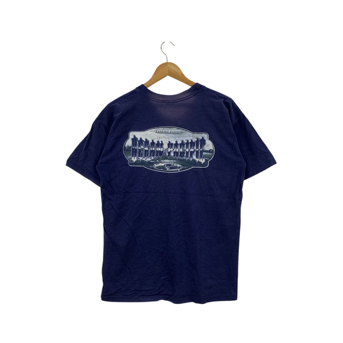 Ocean Pacific Vintage 90’ OCEAN PACIFIC OP Made In USA Distress Tee Shirt Size US M / EU 48-50 / 2 - 1 Thumbnail
