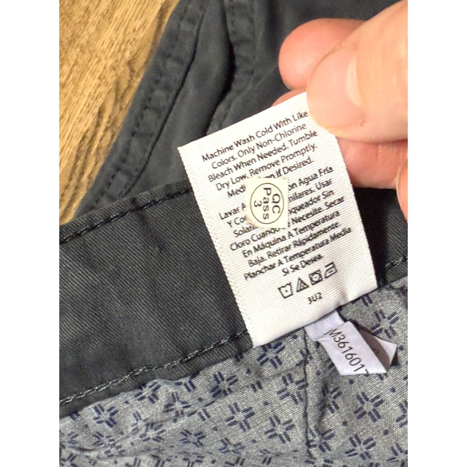 George George Jeans Men's 32x32 Gray Denim Slim Fit Mid Rise 5-Pocket Pockets Regular Inseam 32 - Straight Style Jeans Size US 32 / EU 48 - 7 Thumbnail