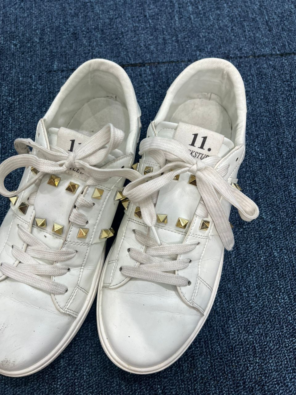 Valentino Valentino Rockstud Untitled White Leather Sneakers UK 6 Size US 6 / EU 39 - 5 Thumbnail