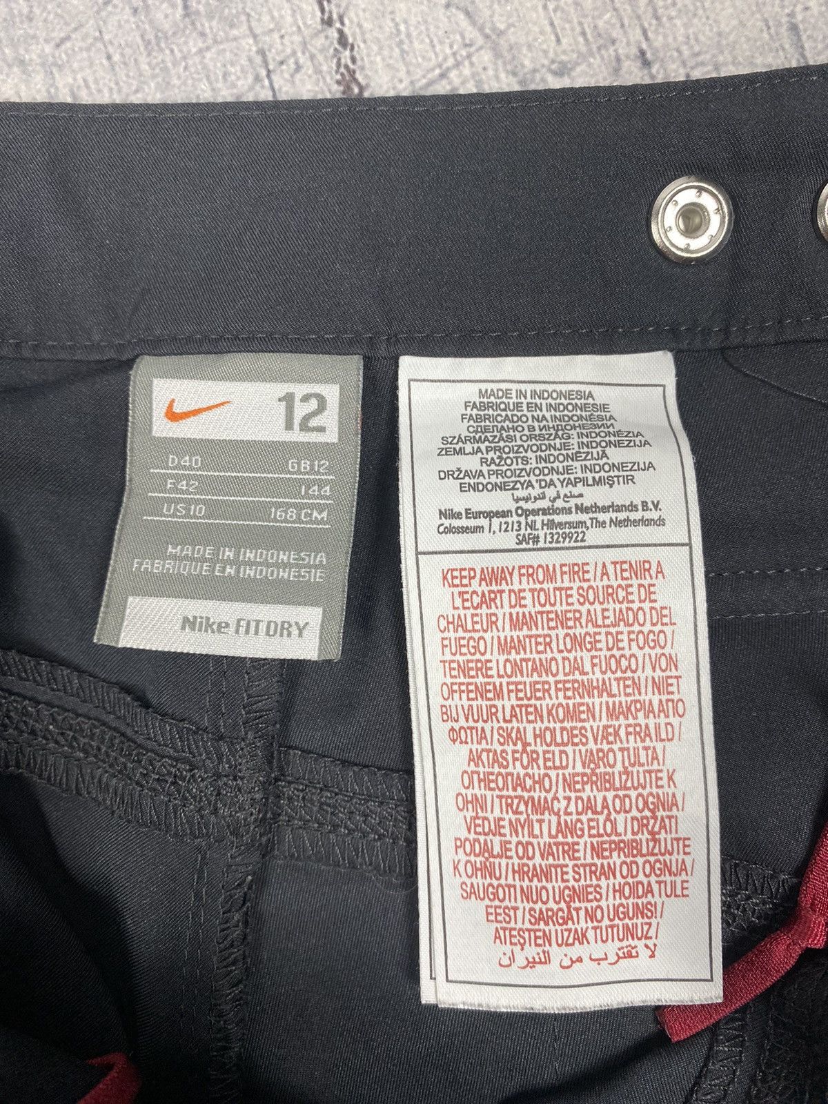 Nike × Vintage Vintage Nike Drill Joggers Pants Size 34" / US 12 / IT 48 - 13 Thumbnail