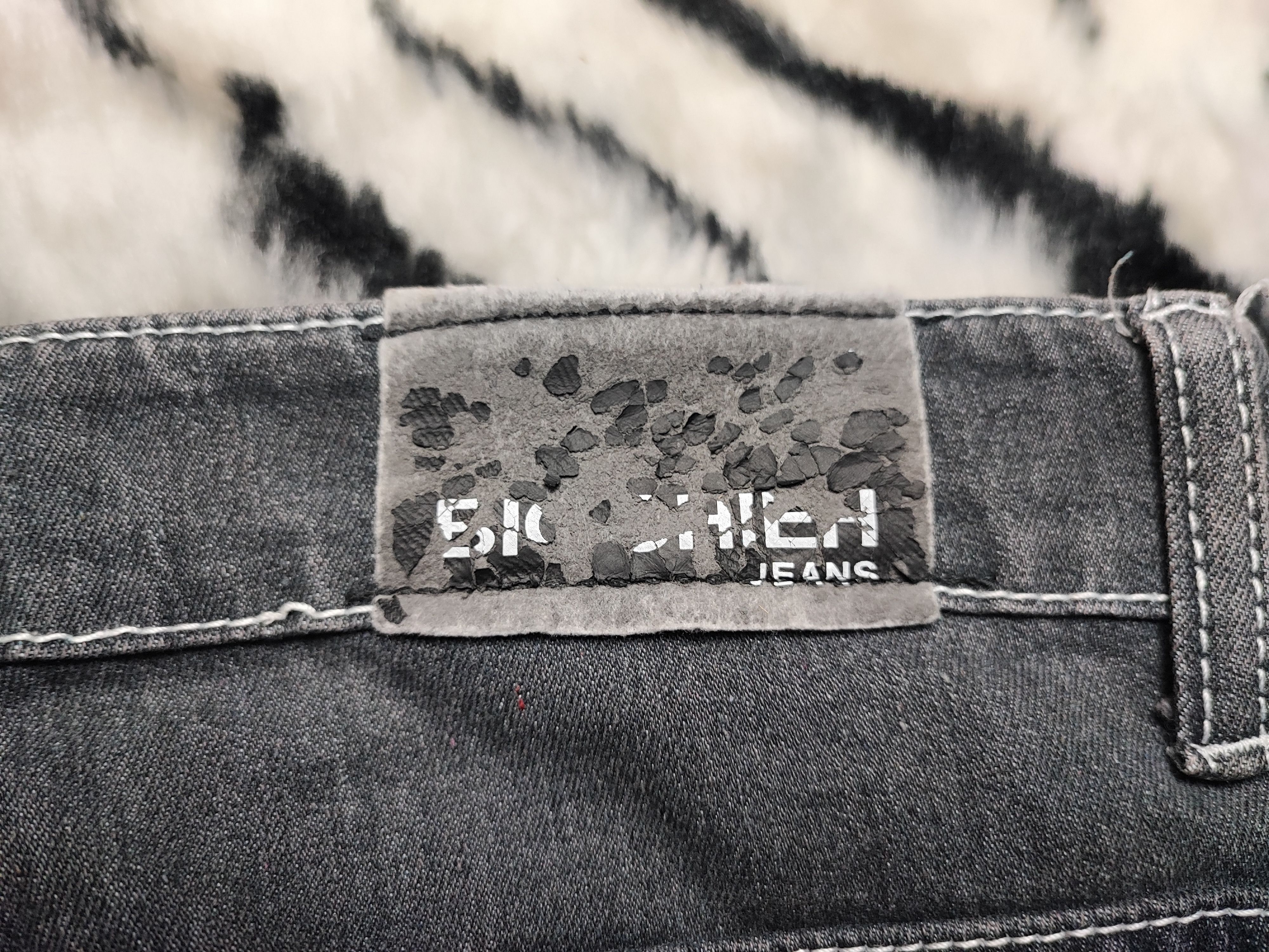 Affliction × Japanese Brand Skull Punk Embroidered Denim Jeans Size US 30 / EU 46 - 12 Thumbnail